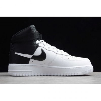 Nike Air Force 1 High Beyaz / Siyah Kaykay Ayakkabı Türkiye - N8UUXSPG